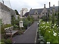 Cowbridge Physic Garden with Holy Cross Church