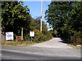 Mill Lane Restricted Byway to Newbourne Road & Entrance to the RSPCA Martlesham Branch