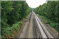 Railway at Whitmoor Common