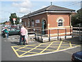 Passengers outside Ludlow Station