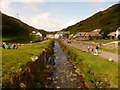 Boscastle: looking down the River Valency