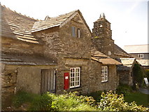SX0588 : Tintagel: old post office frontage by Chris Downer