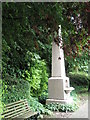 Seat by the drinking fountain between Waterloo Street and Madeley Road.