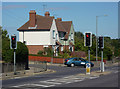 London Road junction with Dickens Road