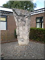 Stone outside Sutton Hill church