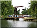 Lee & Stort Navigations: Moorhen Marina entrance and drawbridge