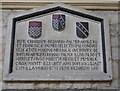 SP2043 : Plaque, St Mary's Church, Ilmington by Kenneth  Allen