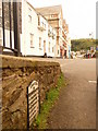 Kingswear: mileages on Brixham Road