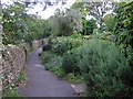 Narrow path leading to St Mary