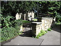 Churchyard gate at Christ Church, Rossett