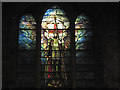 NJ7637 : Fyvie: St Peter's Kirk east window by Martyn Gorman