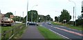 The A50 at its junction with the Tollymore and Churchill Roads