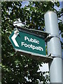 Footpath Sign