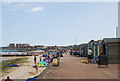 Busy Beach & Beach Huts, Minnis Bay