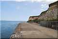 Promenade below chalk Cliffs