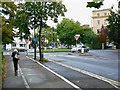 Lansdown Road near the Gordon Lamp, Cheltenham