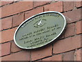 Plaque on Soames Brewery chimney