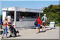 Snack stall in Treyarnon beach car pack