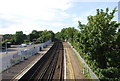 Looking north along the tracks, Broadstairs Station