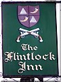 Sign for the Flintlock Inn