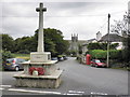 War memorial and parish church, North Brentor