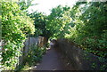 Footpath parallel to the railway, Whitstable