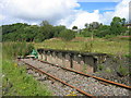 Remains of a platform at Riccarton Junction