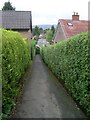 Cycle path down to Woodside Avenue