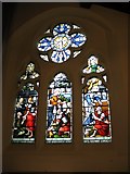 TL0506 : Stained Glass Window, St. John's Church, Boxmoor by Gerald Massey