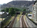 Rail tracks from Blaenau Ffestiniog