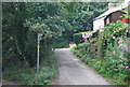 Footpath to Conwy Mountain leaves the track