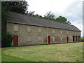 NZ0878 : Belsay Hall - stables near the castle by Mike Quinn