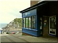 Ilfracombe library at The Candar looking towards The Bristol Channel