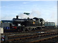 TG1141 : GWR 6619 in BR Black by Ashley Dace
