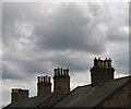 Chimneypots at Berwick-on-Tweed, from the Town Wall