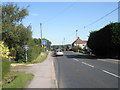 Looking along the B2177 towards the junction with Curdridge Lane and Forest Road