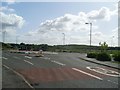 NS6768 : Roundabout at Dewar Road by Stephen Sweeney