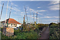 Footpath beside the sailing club - Sully