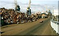 J3474 : Scrap piles, Queen's Quay, Belfast by Albert Bridge