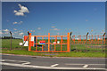 Airfield crash gate - Cardiff Airport