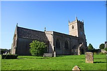 SP4115 : St Laurence church in Combe by Steve Daniels