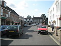 Looking down the High Street towards St George