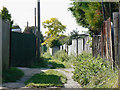 Alley between Norman Road and Malvern Road, Swindon