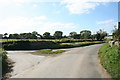 Road junction on the edge of Sherborne