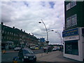 Looking north towards Gants Hill Roundabout from Bramley Crescent