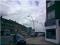 TQ4388 : Looking north towards Gants Hill Roundabout from Bramley Crescent by Robert Lamb