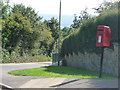 SY3492 : Lyme Regis: postbox № DT7 45, Charmouth Road by Chris Downer