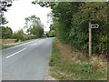 Footpath off minor road