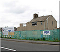 House in the process of demolition