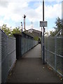 Tube footbridge